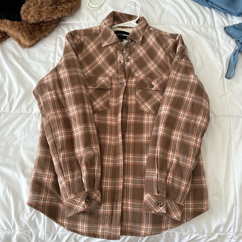Fashion Nova fleece lined flannel